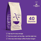 Coffee Bean Direct French Roast Papua New Guinea, Whole Bean Coffee, Dark Roast, 2.5 Pound Bag (Pack of 1)