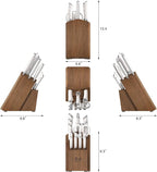 Cangshan HELENA Series German Steel Forged Knife Block Set (12-Piece, White), Oprah's Favorite Things 2023