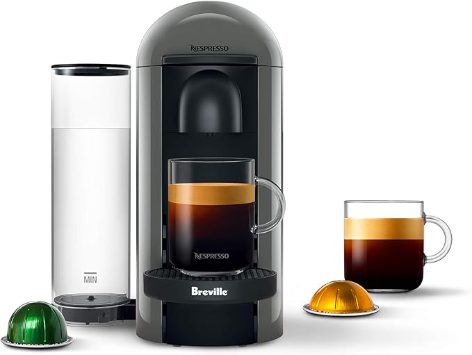 Breville Nespresso VertuoPlus Coffee and Espresso Machine by Breville,Grey