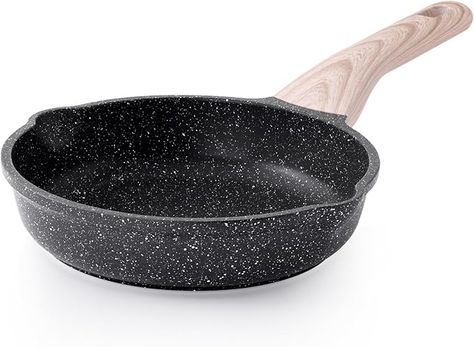 Kordisen Nonstick Frying Pan Skillet, 8 Inch Small Egg Omelet Pan, Healthy and Non Toxic, Induction Compatible, PFOA Free