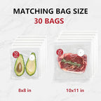 Vacuum Sealer, vacuum sealer for food, handheld vacuum sealer(Vacuum Sealers+ 30 reusable vacuum seal bags)