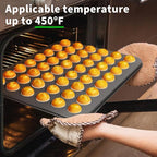 Beasea Mini Muffin Pan 48 Cups Nonstick, 1 Pack 48 Mini Small Tiny Cup Non Stick Muffin Baking Pan Tin Tray Carbon Steel Bakeware Individual Cupcake Baking Pan - Black