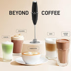 Zulay Kitchen Patented Tornado Triple Whisk Milk Frother with 2 Duracell Batteries – Handheld Foam Maker for Coffee, Lattes, Matcha & Hot Chocolate – Rich, Creamy Froth in Seconds