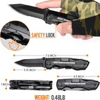 Godfather Gift, Multitool Knife, Godfather Proposal Gifts, Godfather’s Gifts from godchild, Christmas Practical Present, Gift for Camping, Hiking, Fishing, 20 in 1 Multitool
