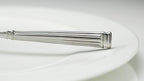 Fortessa Doria 18/10 Stainless Steel Flatware Serving Spoon, 9-Inch,Silver