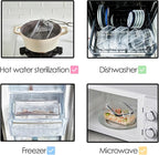 Airtight Food Storage Container With Lid (21.6oz) Leak-Proof Lunch Box | BPA-Free | Meal Prep | Microwave, Freezer and Dishwasher Safe | Kitchen Fridge Organizer Boxes | Fresher Food