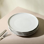 Stone Lain Rio 4-Piece Dinner Plate Set Stoneware, Beige
