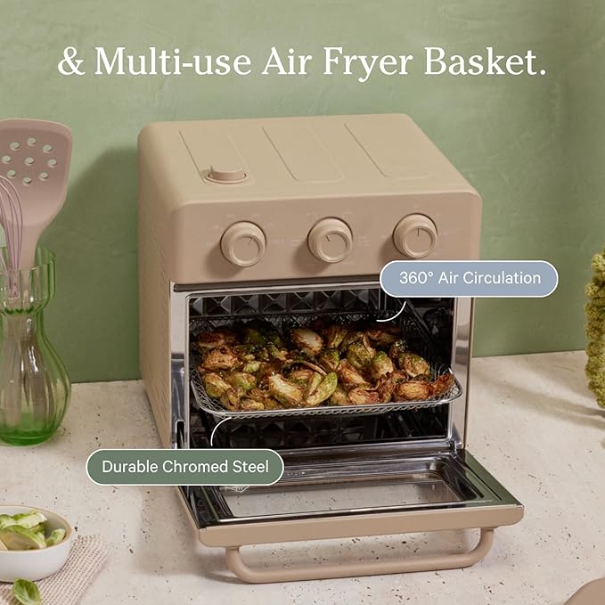 Our Place Wonder Oven Essentials Kit | Extra Air Fryer Basket & Nonstick Ceramic-Coated Bake Pan | Oven Safe, Eco-Friendly | Spice