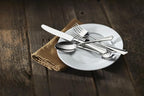 Oneida Silverware Set, Juilliard Fine Flatware 4-Piece Teaspoon Set, Service For 4, Rust Resistant 18/10 Stainless Steel, Dishwasher Safe, Mirror Finish, Home And Kitchen Utensils (Silver 4 Piece)