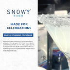 Snowy River Pearl, Cocktail & Margarita Sugar Rimmer - Vibrant Color Glass Rimming Sugar with Medium Crystal Texture - 8oz