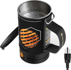 Electric Kettle, 120V Portable Water Boiler for Coffee & Tea, 304 Stainless Steel Mini Tea Kettle, 500W Fast Boiling Water with Auto Shut-Off, Camping & Travel Essentials