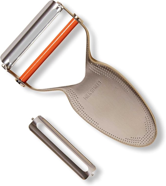Milk Street Precision Peeler, Stainless Steel Vegetable Peelers with Replaceable Blades, Durable and Dishwasher Safe Potato Peeler for Tough Veggie Peeling