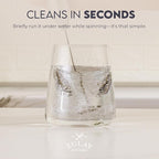 Zulay Kitchen Powerful Milk Frother Wand - Handheld Stainless Steel - Battery Operated Drink Mixer for Coffee, Lattes, Cappuccino, Matcha - Froth Mate Frother Gift - Black