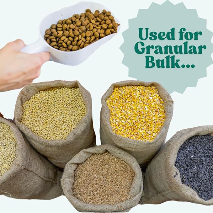 4 Teaspoon (20 mL) Long Handle Scoop for Measuring Coffee, Pet Food, Grains, Protein, Spices and Other Dry Goods (Pack of 5)