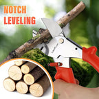 8" Professional Heavy Duty Anvil Pruning Shears with SK-5 Blades, Garden Shears for Dry Stems and Small Branches, Gardening Scissors, Clippers for Wood, Plastic, Rubber, Leather | LFXP1108