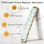 Magnetic Knife Holder for Wall, 24 Inch Extra Large Bamboo Knife Strip with Strong Magnetism, Space Saver Organizer for Farmhouse/Restaurant Kitchen, Housewarming Gifts
