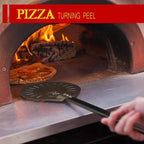 12-inch Hard Anodized Aluminum Pizza Spatula，Set Of 6 Commercial Pizza Oven Utensils, pizza Peel for Indoor & Outdoor Pizza Ovens, Pizza Oven Accessories