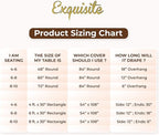 Exquisite 66% Thicker Premium Plastic Table Cloth Rectangle Table Cover 0.5 Mil 6 Pack Aqua Table Cloth 54 Inch x 108 Inch Disposable Tablecloth Won't Tear Easily Like Cheap Thin Brands