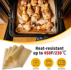 Parchment Paper Sheets for Baking 9-13 IN Precut Non-Stick Parchment Paper Unbleached Baking Sheet Paper for Air Fryer,Baking,Grilling,Steaming,Oven Suitable For Bread Cake Cookies 200pcs