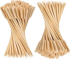 3.5 Inch Bamboo Skewers, 300 PCS Bamboo Paddle Wood Picks, Toothpicks for Appetizers, Cocktail Picks for Drinks, Food Picks, BBQ, Sandwich, Barbecue Snacks.