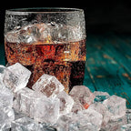 Fake Ice Cubes, 50 PCS 0.8" Fake Ice, Artificial Acrylic Crystal Diamonds for Vase Fillers, 20 mm Plastic Ice Cubes for Party, Wedding