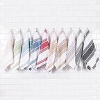 All-Clad Dual-Purpose Kitchen Towels: Highly Absorbent - 100% Cotton, 17"x30" Dish Towels for Cleaning & Drying Dishes & Glassware, 3-Pack, Pewter