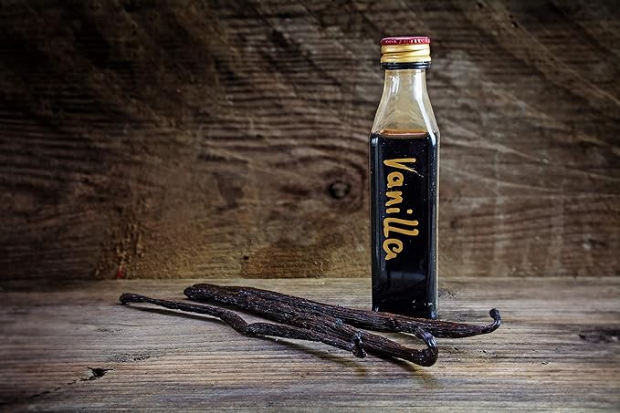 25 Vanilla Beans - Whole Extract Grade B Pods for Baking, Homemade Extract, Brewing, Coffee, Cooking - Tahitian