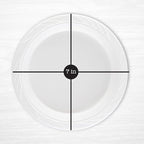 PLASTICPRO 800 Count Disposable 7 Inch White Plastic Plates