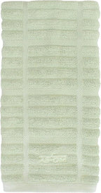 All-Clad Solid Kitchen Towel: Highly Absorbent - 100% Cotton, 17"x30" Towel for Cleaning & Drying Dishes, Glassware, or Countertops, 1-Pack, Fennel
