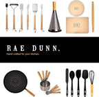 Rae Dunn Everyday Collection Multifunction Grater- Stainless Steel Grater and Zester for Cheese, Spices, Vegetables, Wood