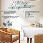 Quality Table Pad Protector, Superior Protection from Spills, Scratches & Heat - Reusable Vinyl Table Cloth with Cushion Flannel Backing (120" L x 54" W)