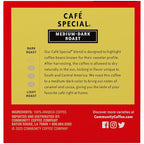Community Coffee Cafe Special, Medium-Dark Roast, K-Cup for Keurig Brewers, 12 Count (Pack of 6)