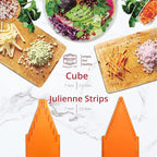 Swissmar Borner V-1001 V-Slicer Plus Mandoline 5 Piece Set (Orange)