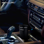 GO Heated Coffee Mug, Travel Mug, 13.5 OZ. Smart Mug, Battery Powered Heated Coffee Mug, Great for Coffee and Tea, Snap on Magnetic Charging Cord, New and Improved (Black)