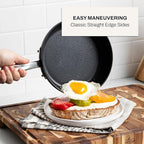 All-Clad HA1 Hard Anodized Nonstick Pots and Pans Set Non Stick Cookware Sets, Oven Broiler Safe 500F, Black