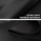 30" Fire Pit Mat for Solo Stove Bonfire, Round Fireproof Under Grill Mats for Outdoor Grill, Portable Camping Stove Mat for Solo Stove Accessories