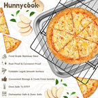 Cooling Racks - 3P Stackable Tall Baking Racks, 10 * 16 Inch Stainless Steel Wire Rack for Baking Sheet, Cooling Racks for Cooking and Baking, Oven and Dishwasher Safe