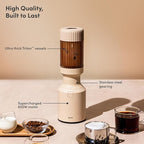Beast Mighty 850 | Premium Compact Personal Blender | Smoothies, Shakes, Dressings, Sauces, Desserts, Dips | Blends Ice and Frozen Fruit | Includes Extra Lids and Straws | 850W (Sand)