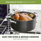 GreenPan 11 Piece Valencia Pro Ceramic Nonstick Cookware Set, PFAS-Free, Induction Ready, Hard Anodized Pots & Pans with Lids, Compatible on All Cooktops, Dishwasher & Oven Safe, Gray