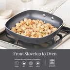 Granitestone 20 Pc Ceramic Cookware Set Nonstick, Complete Pots and Pans Set Non Stick for Kitchen with Bakeware, Cooking Utensils & Steamer, Non Toxic Made Without PFOA PFOS, Oven & Dishwasher Safe