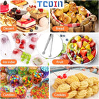 Small Serving Tongs,Ice Tongs,Sugar Tongs,Kitchen Tiny Tongs for Appetizers,18 PCS(4.3 Inch)