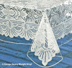 Home Bargains Plus Hotel Quality Crystal Clear Vinyl Tablecloth Protector, 6 Gauge Heavy Duty Thick Vinyl Super Clear Tablecloth Cover, 60" x 120" Oblong/Rectangular