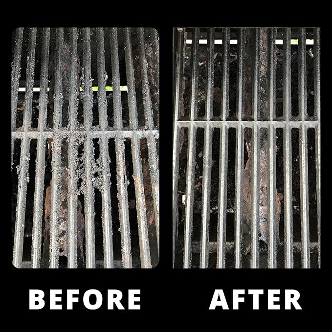 Grill Rescue BBQ Replaceable Scraper Cleaning Head, Bristle Free - Safe, Durable and Unique Scraper Tools for Cast Iron or Stainless-Steel Grates, Barbecue Cleaner (GB3000)