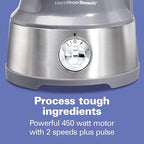 Hamilton Beach Food Processor & Vegetable Chopper for Slicing, Shredding, Mincing, and Puree, 10 Cups + Veggie Spiralizer makes Zoodles and Ribbons, Grey and Stainless Steel (70735)