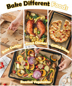 Katbite 12x16 Inch Parchment Paper Sheets, Pre cut Unbleached Baking Paper, Heavy Duty & Non-stick for Half Sheet Baking, Cooking, Grilling Wrapping Foods