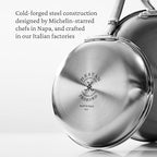 Hestan ProBond Forged TITUM - Professional Clad Stainless Steel, Nonstick, Frying Pan, (12.5-Inch), Induction Compatible, Made without PFOAs