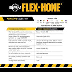 Brush Research BC214400 FLEX-HONE®, 2-1/4" (57.2mm) Diameter, 400 Grit, Silicon Carbide, for Mild Steel, Stainless Steel, Cast Iron and Softer Ferrous Materials