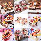 Ducodocu Large Silicone Number Cake Mould 3D Novelty Cake Pan DIY Baking Mold for Birthday Anniversary Number of 7