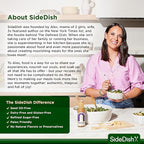 SideDish Miso Caesar Dressing (Pack of 3) – Seed Oil Free Salad Dressing Made w/Avocado Oil – Refined Sugar Free, Dairy & Gluten Free Dip & Marinade – Paleo Honey Mustard Dressing for Dips, Sauces