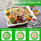 Chicken Shredder Large Chicken Breast Shredder Tool Twist with Brush&Fork, Visible Meat Shredder Machine, Strong Anti-Slip Strip, Ergonomic Handle, BPA Free, Suitable for Pork Beef Chicken(Green)